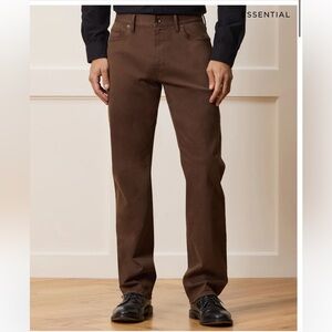 TODD SNYDER Straight Fit 5-Pocket Chino